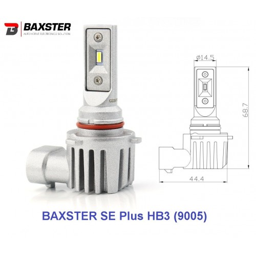 Світлодіодні лампи Baxster SE Plus HB3 9005 6000K (2шт)