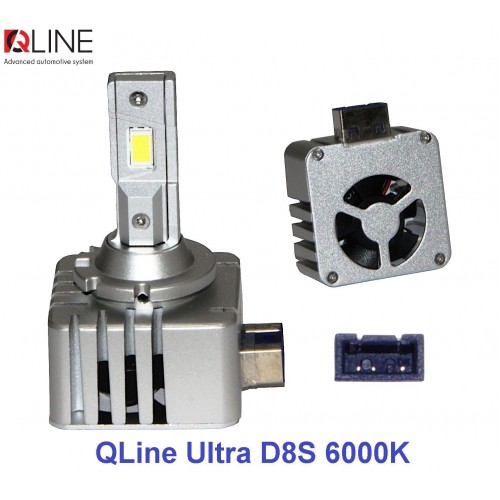 Лампи світлодіодні Qline Ultra D8S 6000K (2шт)