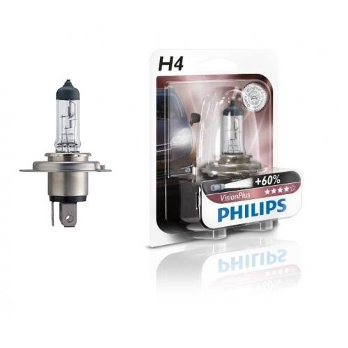 Галогеновая лампа PHILIPS 12342PRB1 H4 60/55W 12V P43t Premium