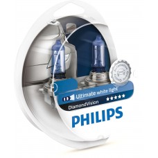 Комплект галогеновых ламп PHILIPS 12362DVS2 H11 55W 12V PGJ19-2 Diamond Vision