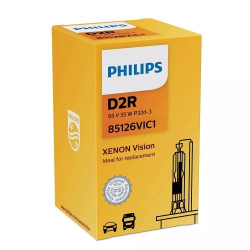 Ксеноновая лампа PHILIPS 85126VIC1 D2R 85V 35W P32d-3 Vision