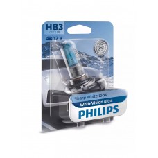 Галогеновая лампа PHILIPS 9005WVUB1 HB3 60W 12V WhiteVision ultra +60% (3800K) B1