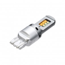 Світлодіодна лампа TBS T20 CREE-12SMD White+Amber W21/5W W3X16d 12V