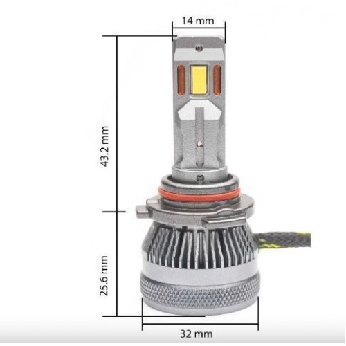 Лампи світлодіодні Prime-X SM Pro 9006/HB4 5000К (2 шт.)