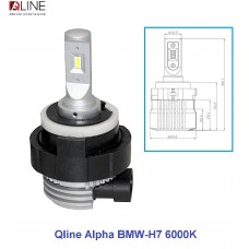 Лампи світлодіодні Qline Alpha BMW-H7 6000K (2шт)