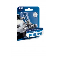 Галогеновая лампа PHILIPS 9006CVB1 HB4 55W 12V P22d CrystalVision