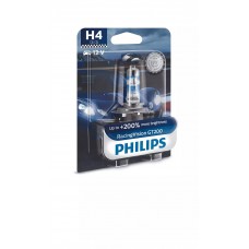 Галогеновая лампа PHILIPS 12342RGTB1 H4 60/55W 12V RacingVision GT200 +200% B1