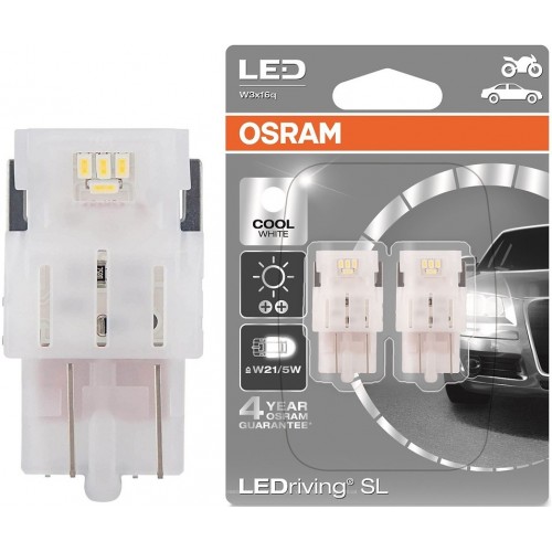 Комплект світлодіодних ламп OSRAM 7515DWP-02B W21/5W 6000K 12V