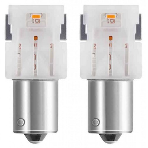 Комплект світлодіодних ламп OSRAM 7507DYP-02B PY21W 12V BAU15s Amber 2pcs. blister