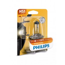 Мотолампа галогеновая PHILIPS 12636BW HS1 35/35W 12V PX43t Premium +30% blister