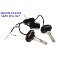 Світлодіодні лампи Baxster S1 gen3 H27 5000K CAN+EMS (2 шт)