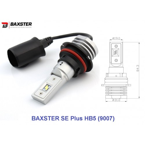 Світлодіодні лампи Baxster SE Plus HB5 9007 6000K (2шт)