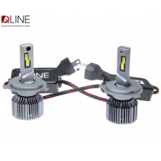 Лампи світлодіодні QLine Ultra +200% H4 55W 6000K (2шт.) 12V