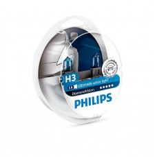 Комплект галогеновых ламп PHILIPS 12336DVS2 H3 55W 12V PK22s DiamondVision комплект 2шт