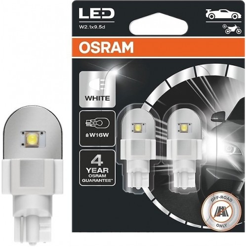 Автолампа диоды OSRAM 921DWP-02B LEDriving SL W16W T15 12V W2.1X9.5d 6000K 2pcs. blister