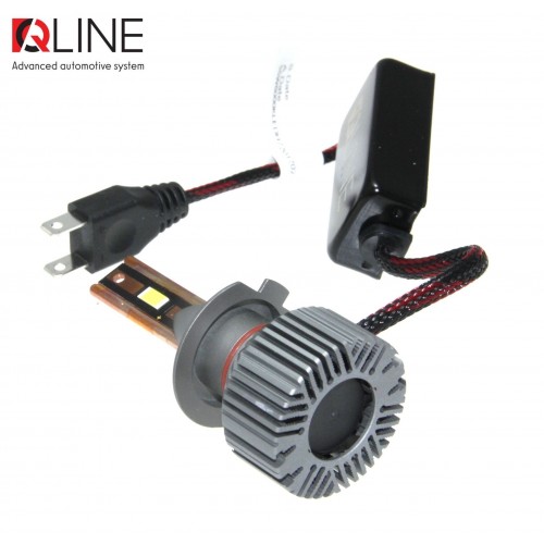 Лампи світлодіодні QLine Ultra +200% 55W H7 6000K (2шт.) 24V