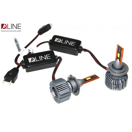 Лампи світлодіодні QLine Ultra +200% 55W H7 6000K (2шт.) 24V