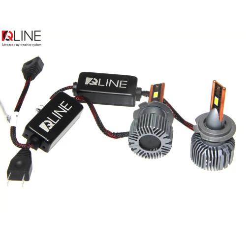 Лампи світлодіодні QLine Ultra +200% 55W H7 6000K (2шт.) 24V