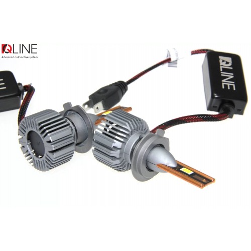 Лампи світлодіодні QLine Ultra +200% 55W H7 6000K (2шт.) 24V