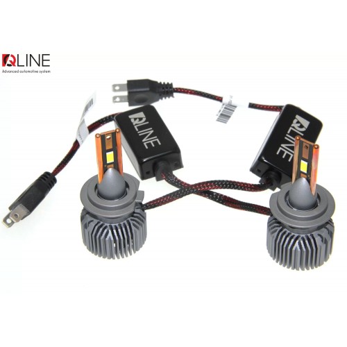 Лампи світлодіодні QLine Ultra +200% 55W H7 6000K (2шт.) 12V