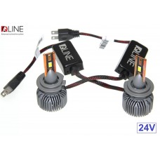 Лампи світлодіодні QLine Ultra +200% 55W H7 6000K (2шт.) 24V