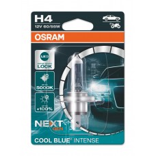 Галогеновая лампа Osram H4 12V 60W P43t Cool Blue Intense Next Gen +100% 1 лампа (64193CBN-01B)