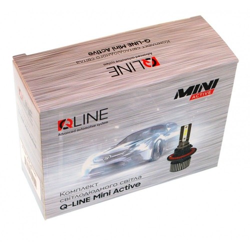 Лампи світлодіодні QLine Mini Active H27 6000K (2шт.)