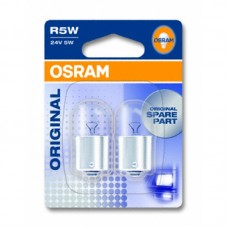 Указательные лампа накаливания OSRAM 5627-02B R5W 24V BA15s 10X2 Blister