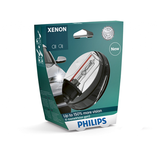 Ксеноновая лампа PHILIPS 42403XV2S1 D3S 42V 35W PK32d-5 X-tremeVision gen2 +150%