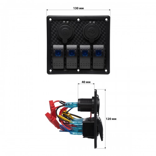 Комплект світлодіодних ламп StarLight E2 H27 9-18V 36W chip 3570 6500K