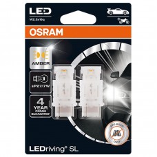 Комплект світлодіодних ламп OSRAM LEDriving SL 3157DYP-02B PY27/7W W2,5x16q 12V Amber (2 шт)