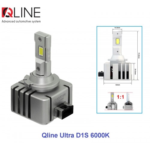 Лампи світлодіодні Qline Ultra D1S 6000K (2шт)