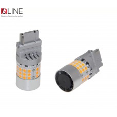 Габарити LED Qline 3156 (P27W) Amber CANBUS (2шт)