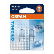 Указательные лампа накаливания OSRAM 7505-02B W21W 12V W3x16d 10X2 Blister