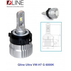 Лампи світлодіодні Qline Ultra VW-H7 G 6000K (2шт)