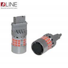 Габарити LED Qline 3156 (P27W) Red CANBUS (2шт)