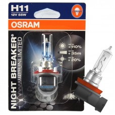 Галогеновая лампа OSRAM H11 64211NBU-01B Night Breaker Unlimited 55W 12V PGJ19-2 10X1 Blister