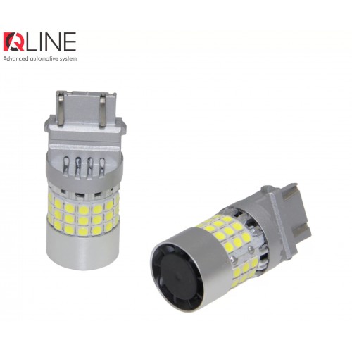 Габарити LED Qline 3157 (P27/7W) White CANBUS (2шт)