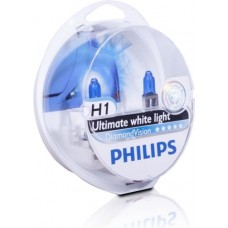 Комплект галогеновых ламп PHILIPS 12258DVS2 H1 55W 12V P14,5s Diamond Vision