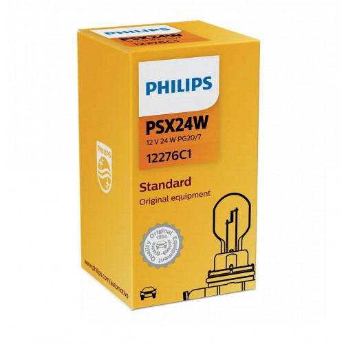 Галогеновая лампа PHILIPS 12276C1 PSX24W 24W 12V PG20/7