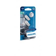 Комплект світлодіодних ламп Philips 12791B2 T10 LED 4500K 12V B2