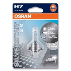 Галогеновая лампа OSRAM H7 64210SV2-01B Silver Star 2.0 55W 12V PX26D 10X1 Blister