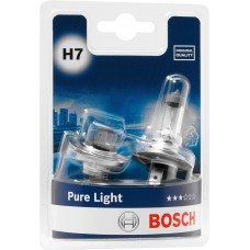 Комплект галогеновых ламп BOSCH Pure Light H7 55W 12V PX26d (1987301411) 2шт./ блистер