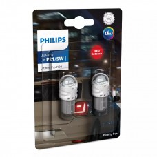 Комплект світлодіодних ламп PHILIPS 11499RU31B2 PR21/5W LED Ultinon Pro3100 12V BAY15d RED