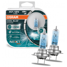 Комплект галогеновых ламп Osram H7 12V 55W PX26d Cool Blue Intense Next Gen +100% 2шт/комп (64210CBN-HCB)