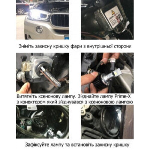 Світлодіодні лампи Prime-X D Pro D1 5000K (2 шт.)