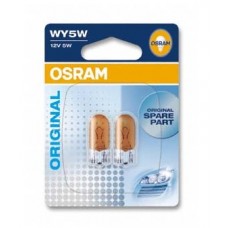 Указательные лампа накаливания OSRAM 2827-02B WY5W 12V W2,1X9,5D 10X2 Blister