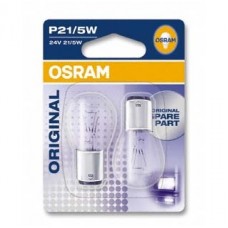 Указательные лампа накаливания OSRAM 7537-02B P21/5W 24V BAY15d 10X2 Blister