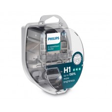 Комплект галогеновых ламп PHILIPS 12258XVPS2 H1 55W 12V P14,5s X-treme Vision Pro +150%