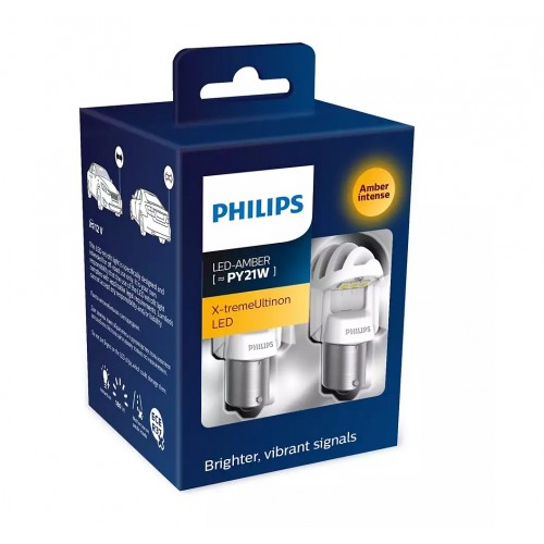 Комплект світлодіодних ламп Philips 11498XUAXM X-tremeUltinon LED gen2 PY21W 12V BAU15s (2 шт.)